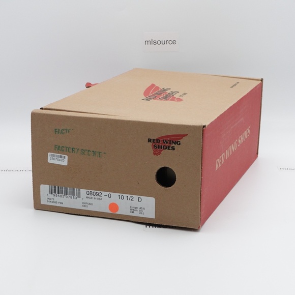 NEW Red Wing Shop Moc Oxford Leather Shoes Men's 8092 Oro Made in USA - Picture 14 of 16